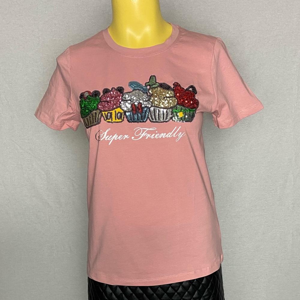 Sequin Pink Sprinkles Top